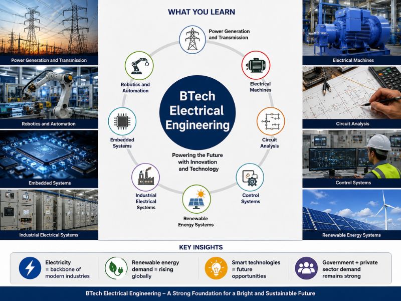 BTech Electrical Engineering – Complete Guide (2026)