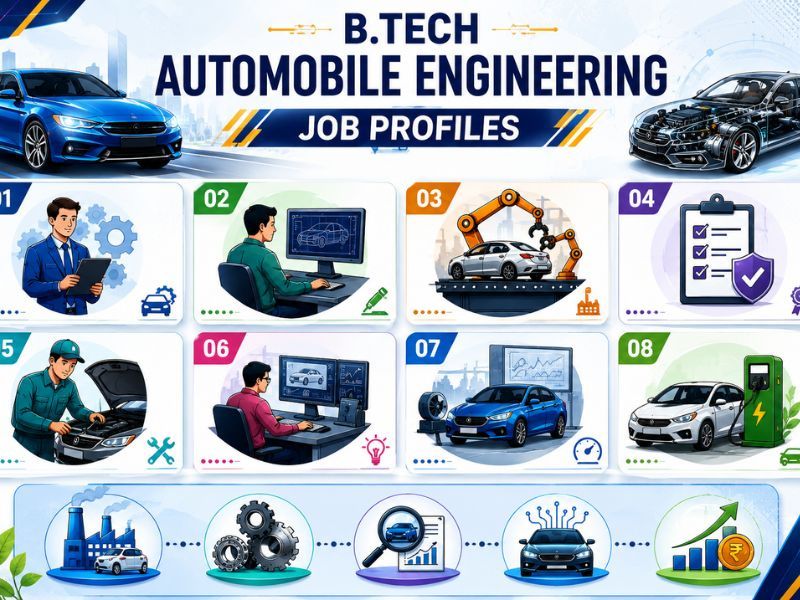 BTech Automobile Engineering Job Profiles