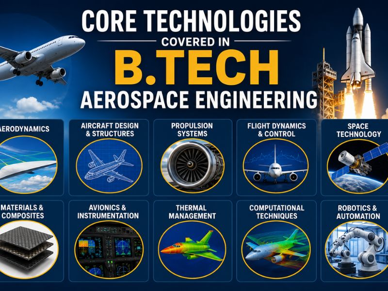 Course Details and Core Technologies Covered in B.Tech Colleges in Inndia