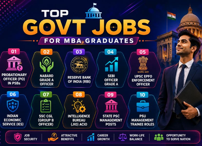 Top Govt Jobs for MBA Graduates