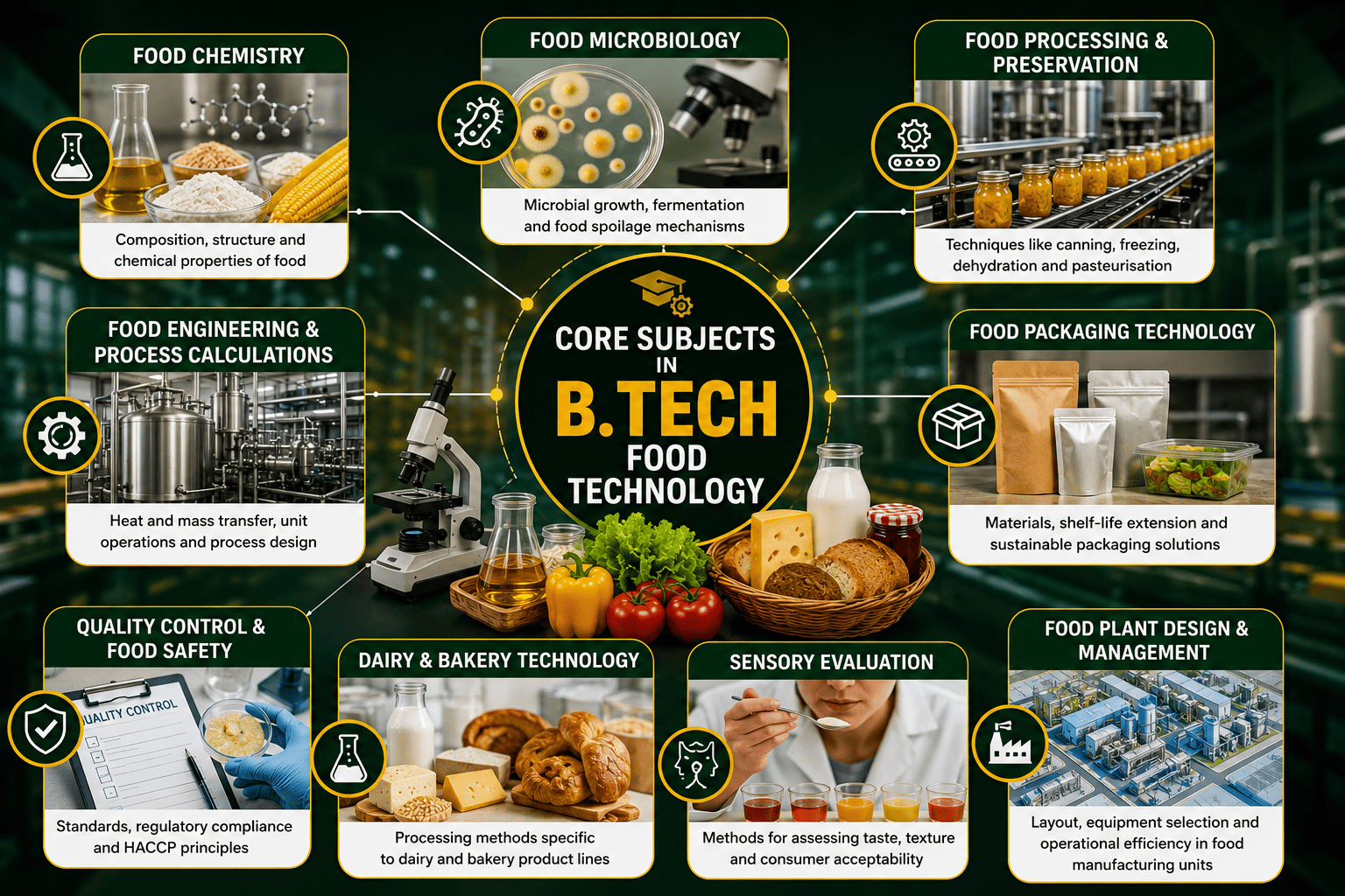 B.Tech in Food Technology Admission Process