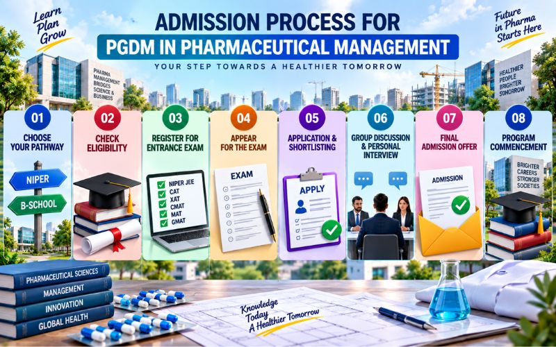Admission Process for PGDM in Pharmaceutical Management 2025