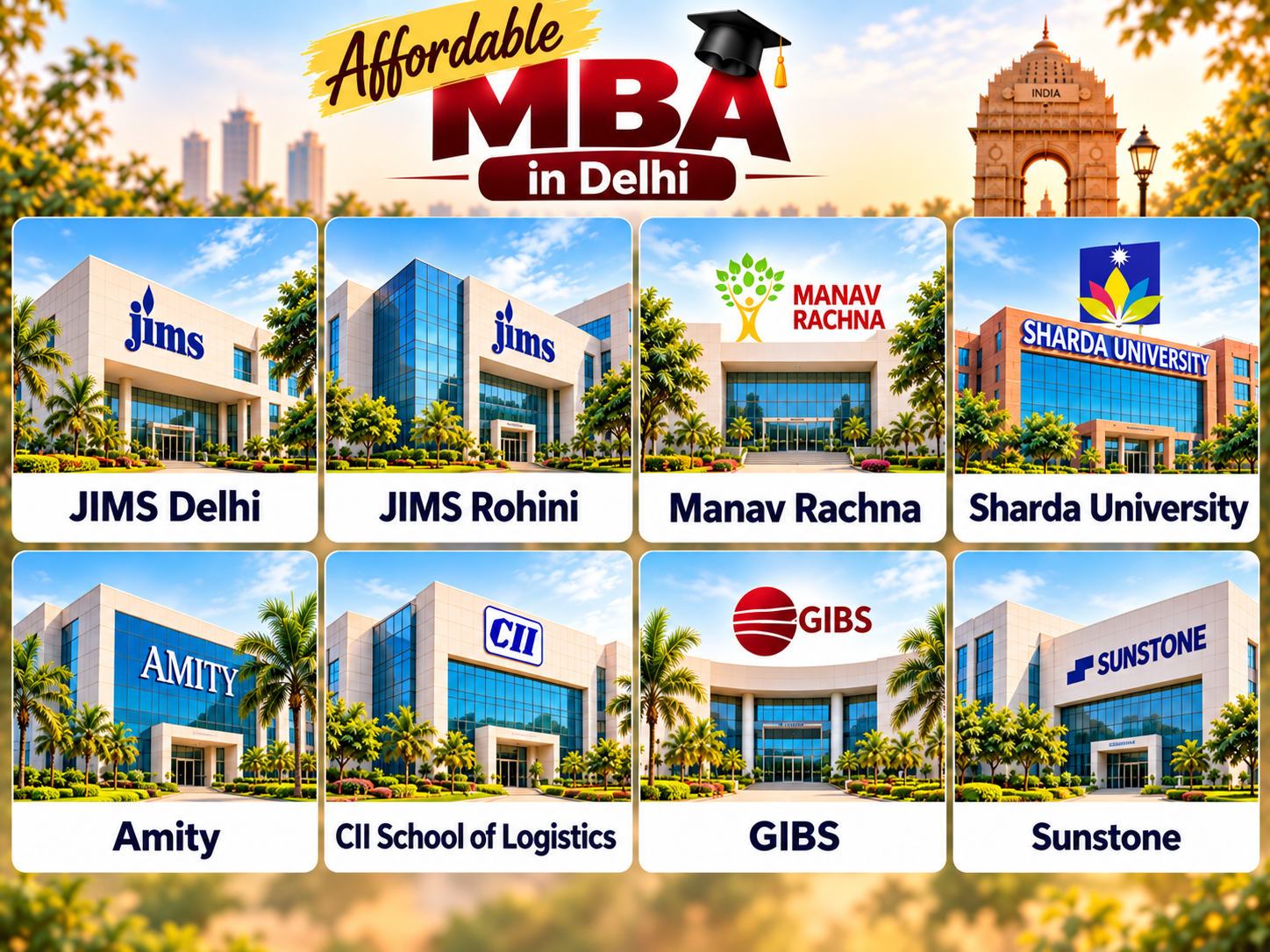 Affordable MBA Colleges Without Entrance Exams in Delhi