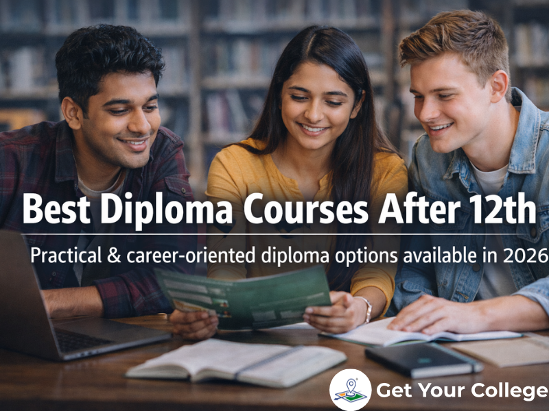 Students exploring diploma course options after 12th for career-oriented education pathways in 2026