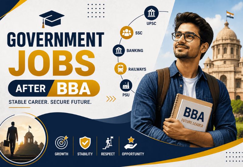 Government Jobs After BBA, Govt Jobs, BBA Career, UPSC, SSC CGL, IBPS PO, SBI PO, RBI Grade B, PSU Jobs, Railway Jobs, Banking Jobs, Career After BBA