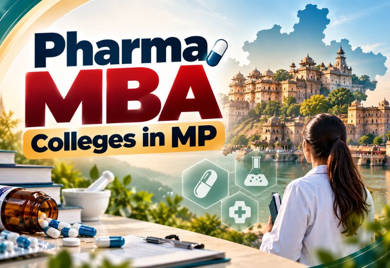 Students in a modern laboratory and management classroom at top Pharma MBA colleges in MP