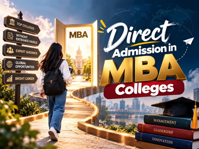 Students interacting with university counselors during management quota and direct MBA admissions counselling