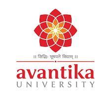 red logo avantika university || Avantika University-logo