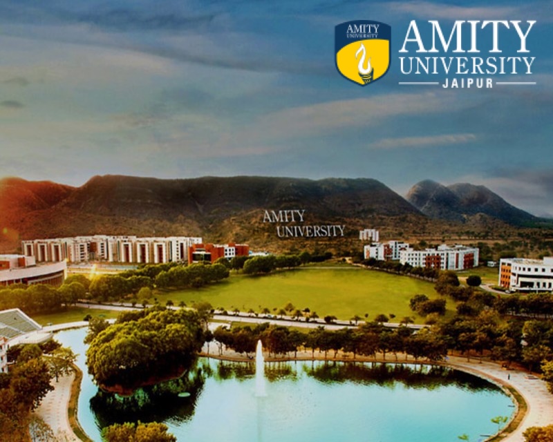 amity jaipur night view